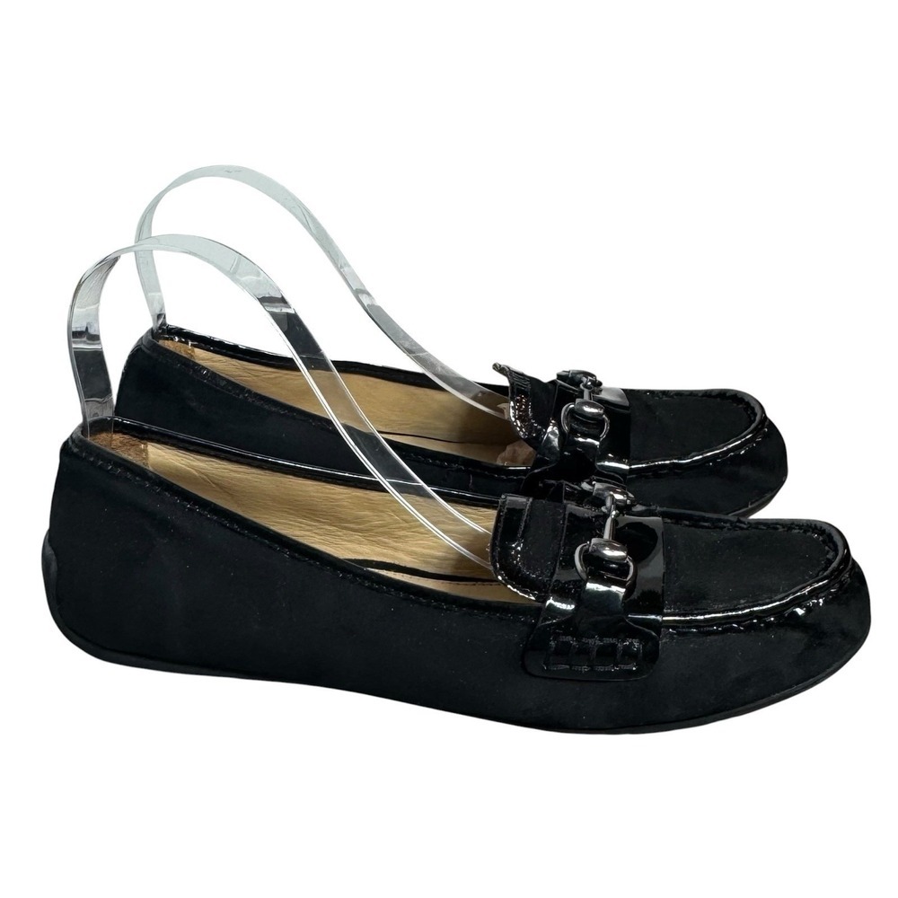 Sebago Saybrook Suede Leather Driving Moccasins Loafers Shoes Womens 11M Black